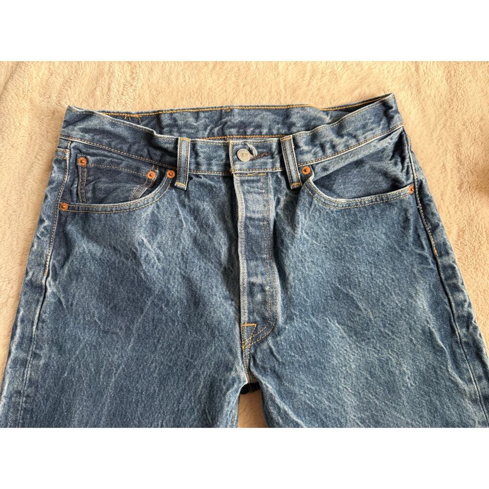 Levi's 501 34x30 Acid Washed Jeans - Picture 8 of 9